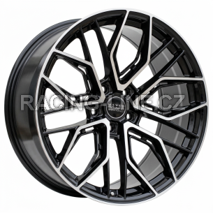 Alu kola Haxer HX015F, 19x9.5 5x112 ET20, černá + leštění