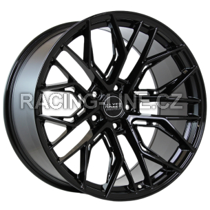 Alu kola Haxer HX015F, 20x10.5 5x120 ET30, černá lesklá (zátěžová)