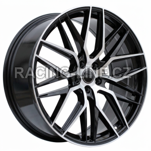 Alu kola Haxer HX035, 17x7.5 5x112 ET40, černá + leštění