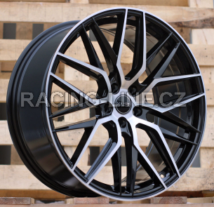 Alu kola Haxer HX035, 18x8 5x108 ET40, černá + leštění