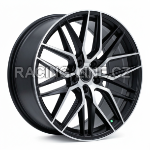 Alu kola Haxer HX035, 19x8.5 5x114.3 ET40, černá matná + leštění