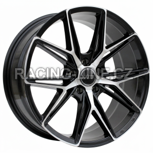 Alu kola Haxer HX043, 18x8 5x110 ET28, černá + leštění