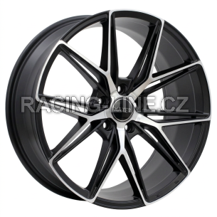 Alu kola Haxer HX043, 19x8.5 5x114.3 ET40, černá matná + leštění