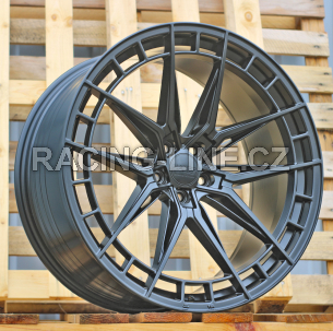 Alu kola Haxer HX046F, 19x8.5 5x112 ET25, černá matná (zátěžová)