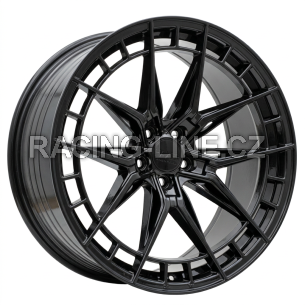 Alu kola Haxer HX046F, 20x9 5x108 ET40, černá lesklá (zátěžová)