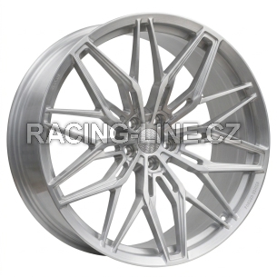 Alu kola Haxer HXF02, 21x10.5 5x112 ET30, Broušená stříbrná