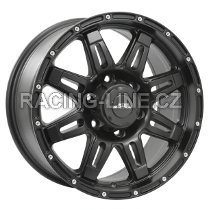 Alu kola INTER ACTION GRABBER, 17x8 6x139.7 ET0, černá matná (zátěžová)