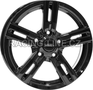 Alu kola INTER ACTION KARGIN, 16x6.5 5x160 ET50, černá lesklá (zátěžová)