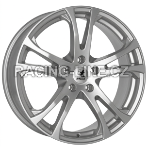Alu kola IT WHEELS 2 MICHELLE, 16x6.5 5x100 ET38, stříbrná