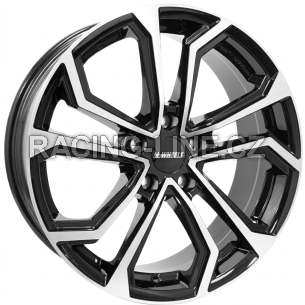 Alu kola IT WHEELS ELLA, 18x8 5x112 ET45, černá lesklá + leštění