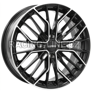 Alu kola IT WHEELS TIARA 4, 17x7 4x108 ET23, černá lesklá + leštění