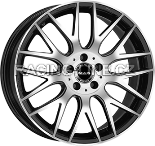 Alu kola MAK ARROW, 19x9 5x112 ET30, černá lesklá + leštění (zátěžová)