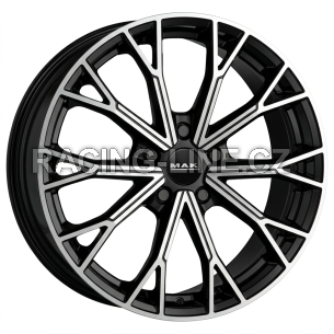 Alu kola MAK ASPHALT, 20x8.5 5x112 ET37, černá lesklá + leštění (zátěžová)