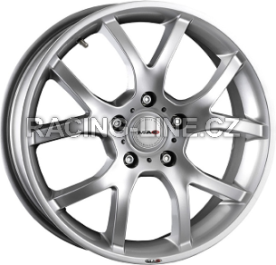 Alu kola MAK BOOST, 20x10 5x120 ET55, stříbrná metalíza