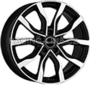 Alu kola MAK HIGHLANDS, 20x8.5 5x108 ET45, černá lesklá + leštění (zátěžová)