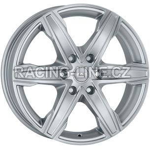 Alu kola MAK KING 6, 17x7.5 6x114.3 ET45, stříbrná (zátěžová)