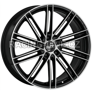 Alu kola MAK LEIPZIG, 20x8.5 5x130 ET35, černá lesklá + leštění (zátěžová)