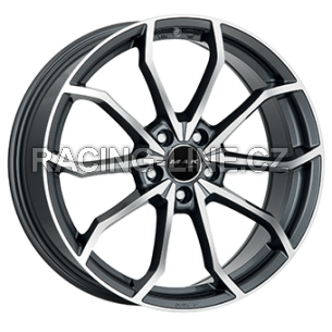 Alu kola MAK LOWE, 19x8 5x112 ET26, šedivá + leštění