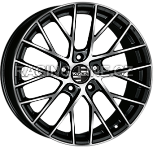 Alu kola MAK MONACO-D, 19x11 5x130 ET50, černá lesklá + leštění