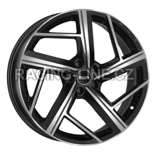 Alu kola MAK QVATTRO, 19x8.5 5x112 ET38, černá lesklá + leštění (zátěžová)