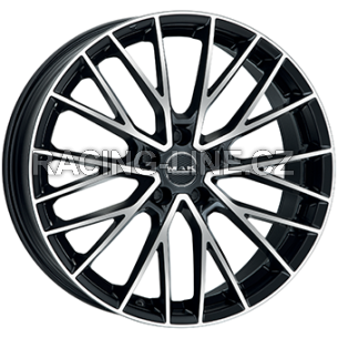 Alu kola MAK SPECIALE, 22x10 5x112 ET12, černá lesklá + leštění (zátěžová)