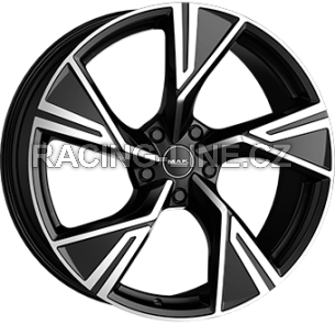 Alu kola MAK STARK, 19x8.5 5x112 ET37, černá lesklá + leštění (zátěžová)