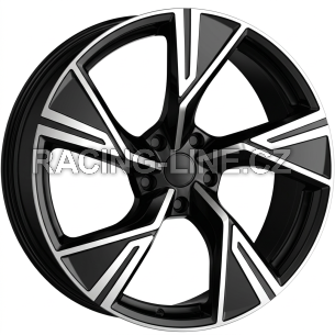 Alu kola MAK STARK, 21x8.5 5x130 ET23, černá lesklá + leštění (zátěžová)