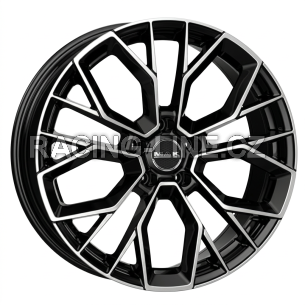 Alu kola MAK STILO, 20x8.5 5x108 ET42, černá lesklá + leštění (zátěžová)