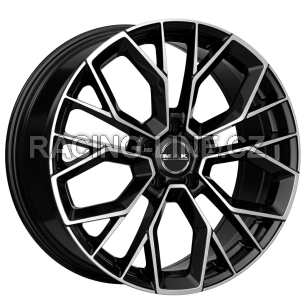 Alu kola MAK STILO-D, 20x10 5x112 ET58, černá lesklá + leštění (zátěžová)