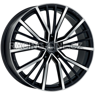 Alu kola MAK UNION, 18x8 5x112 ET38, černá lesklá + leštění (zátěžová)
