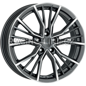 Alu kola MAK UNION, 18x8 5x112 ET45, šedivá + leštění (zátěžová)
