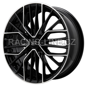 Alu kola MiM ANKY4, 17x7 4x98 ET34.5, černá + leštění