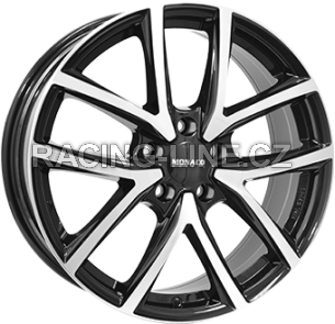 Alu kola MONACO WHEELS 2 CL2, 20x8 5x112 ET44, černá lesklá + leštění (zátěžová)