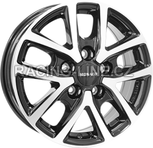 Alu kola MONACO WHEELS CL2T, 16x6.5 5x112 ET52, černá lesklá + leštění (zátěžová)