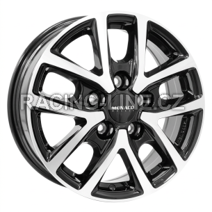 Alu kola MONACO WHEELS CL2T, 16x6.5 5x130 ET66, černá lesklá + leštění (zátěžová)