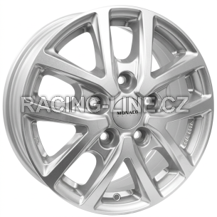 Alu kola MONACO WHEELS CL2T, 16x6.5 5x160 ET60, stříbrná (zátěžová)