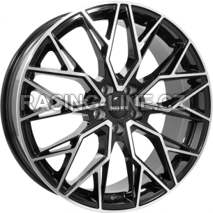 Alu kola MONACO WHEELS GP15, 18x8 5x112 ET44, černá lesklá + leštění