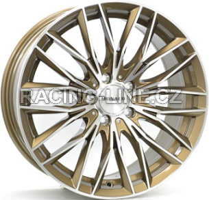 Alu kola MONACO WHEELS GP2, 18x8 5x112 ET45, bronzová + leštění