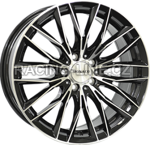 Alu kola MONACO WHEELS GP2, 20x8.5 5x112 ET30, černá lesklá + leštění