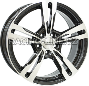 Alu kola MONACO WHEELS GP4, 20x8.5 5x112 ET35, černá lesklá + leštění (zátěžová)