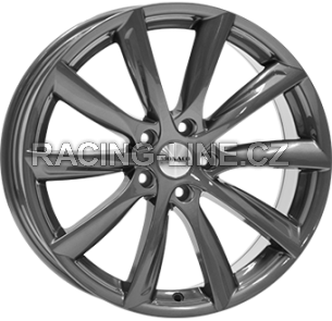 Alu kola MONACO WHEELS GP6, 19x8.5 5x112 ET45, tmavě šedivá (zátěžová)