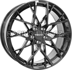 Alu kola MONACO WHEELS GP9, 19x8.5 5x112 ET45, černá lesklá