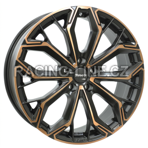 Alu kola MONACO WHEELS GPC17, 18x8 5x112 ET46, černá + měděná barva leštění