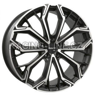 Alu kola MONACO WHEELS GPC17, 19x8 5x112 ET39, černá matná + leštění (zátěžová)