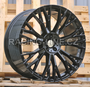 Alu kola Racing Line 3S1111, 22x9.5 5x112 ET35, černá lesklá (zátěžová)
