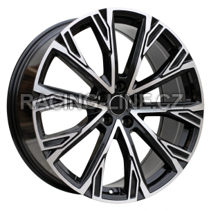 Alu kola Racing Line 3S1277, 21x8.5 5x112 ET43, černá + leštění