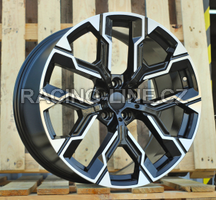 Alu kola Racing Line 3S1318, 20x9 5x112 ET24, černá + leštění (zátěžová)