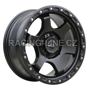 Alu kola Racing Line 3S240, 17x8.5 6x139.7 ET10, černá matná (zátěžová)