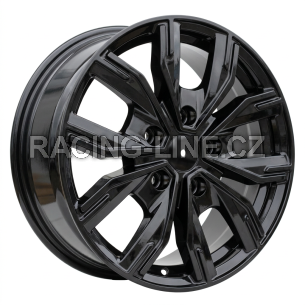 Alu kola Racing Line 6408, 16x6.5 5x120 ET51, černá lesklá (zátěžová)