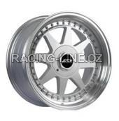 Alu kola Racing Line 7905F, 17x7.5 5x112 ET35, stříbrná + leštěný límec